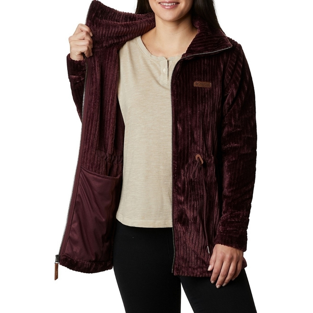 NWT🏷️ Columbia Fire Side Faux Shearling Long Jacket (Small) - Picture 9 of 14